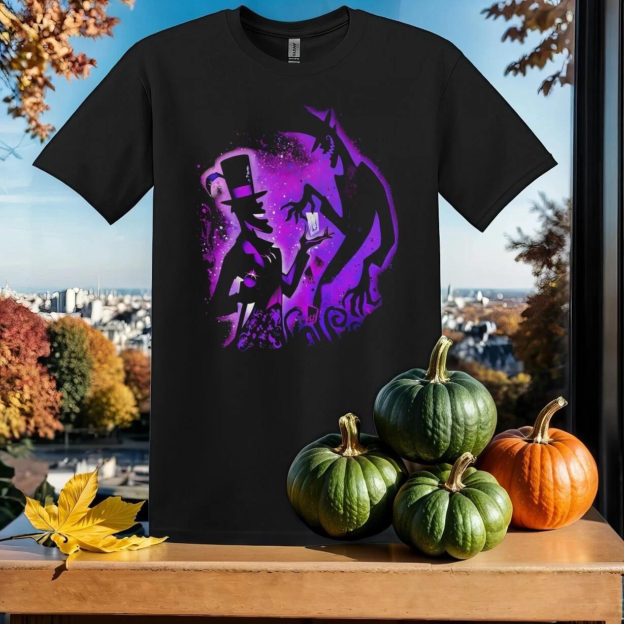 Disney Dr. Facilier The T-shirt Men Women Unisex Black S разноцветный