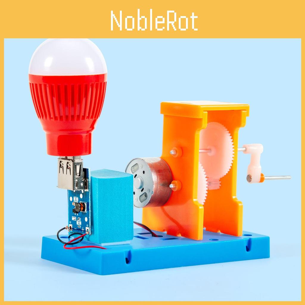 Science Experiment Hand Crank Generator Diy Kit For Students Creative Invention Educational Toy