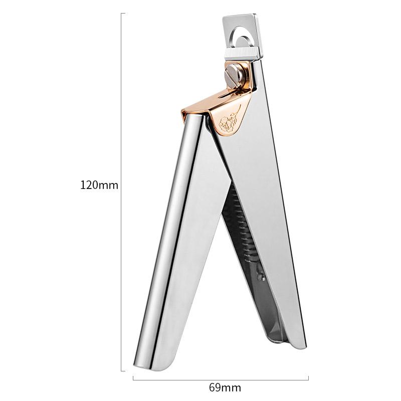 

Накладные ногти из нержавеющей стали с УФ-гелем, триммер, кусачки, кусачки для ногтей, маникюрные ножницы U-образной формы серебряный