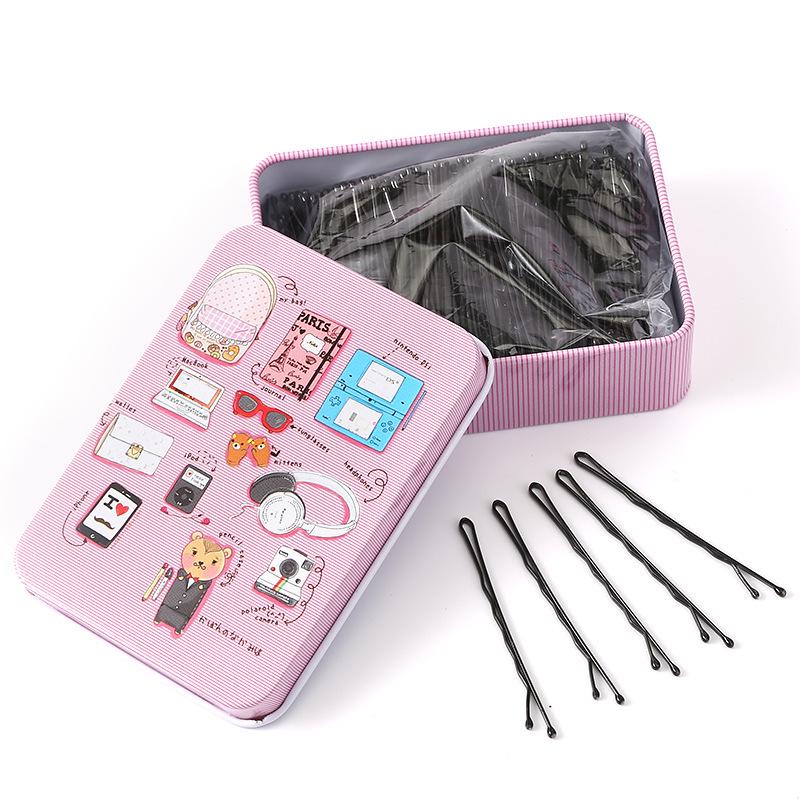 

Черная стальная шпилька-зажим для челок и причесок