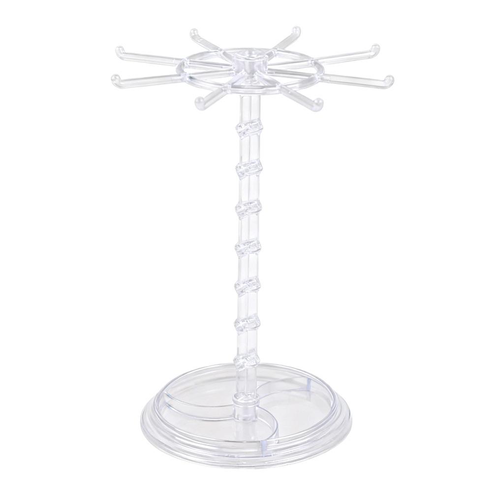 Rotating Design Display Rack Multi-layer Storage Rack Jewelry Stand Small Items Display High 1 Layer белый