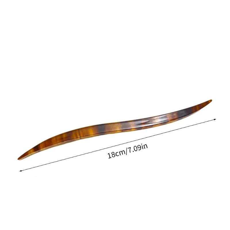 Acetate Hair Stick For Secure Bun Updos Classical Design Hairpin For Women Daily Use And Special Occasion Dressingup