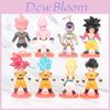 Dragon Ball Action Figure Cute Buu Super Saiyan Blue Red Black Goku Car Decoration Blind Box Pvc Material