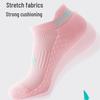 Zhuji Women's Anti-Odor Cotton Running Socks - Sweat-Absorbing Short Boat Socks for Autumn and Winter, Trendy Towel Bottom Design.