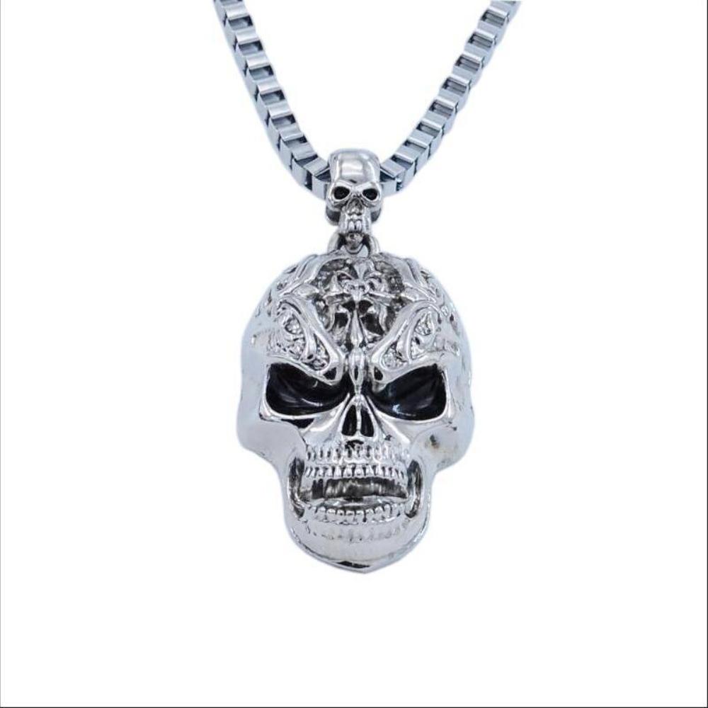 

JMXD- длинное ожерелье в стиле хип-хоп со злым черепом, неосновное мужское ожерелье