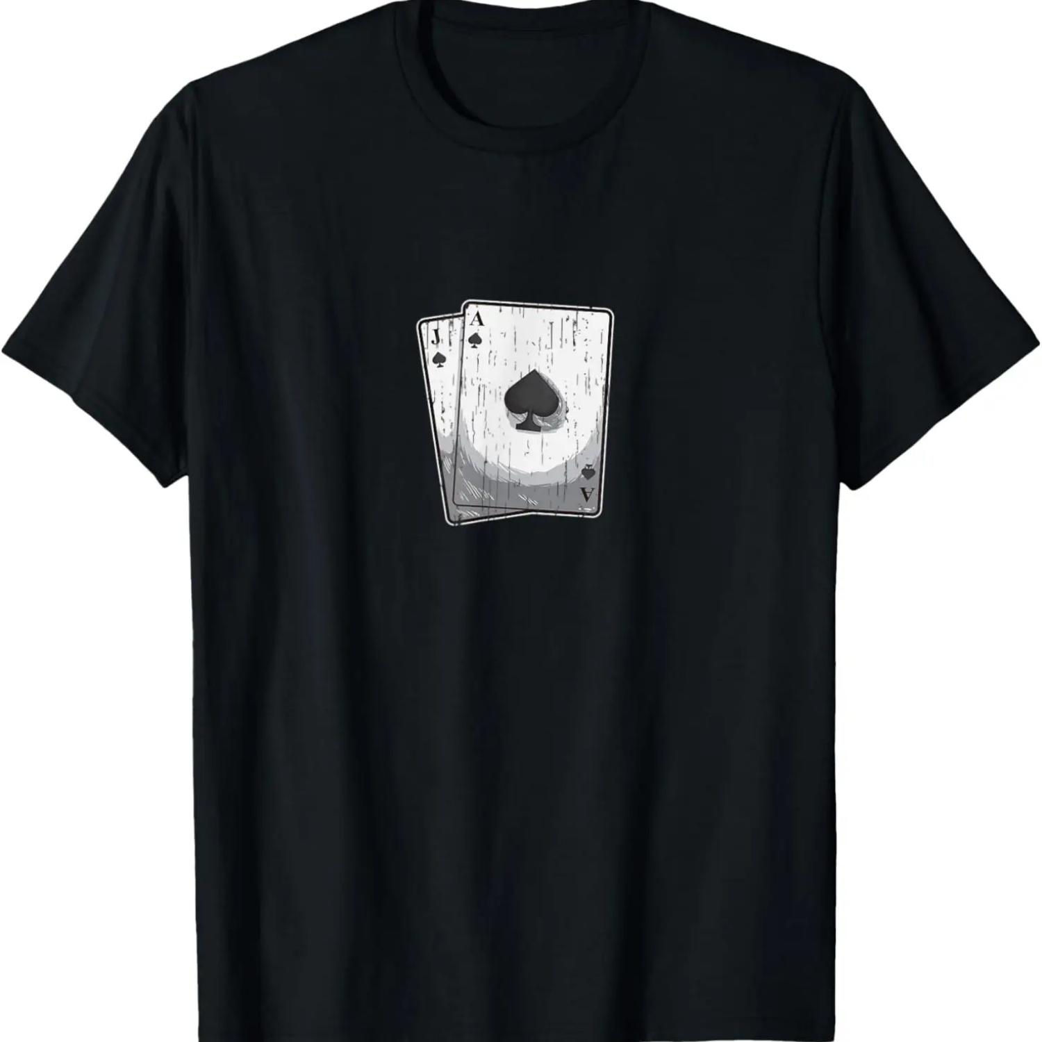 

Лас-Вегас Блэкджек Казино Азартные игры Игрок Футболка S чёрный