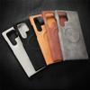 Smooth-touch Sheep Skin Leather Anti-drop Phone Case For Samsung S26 Ultra S25 S24 S23 Plus Wireless Charging Protect Back Cover