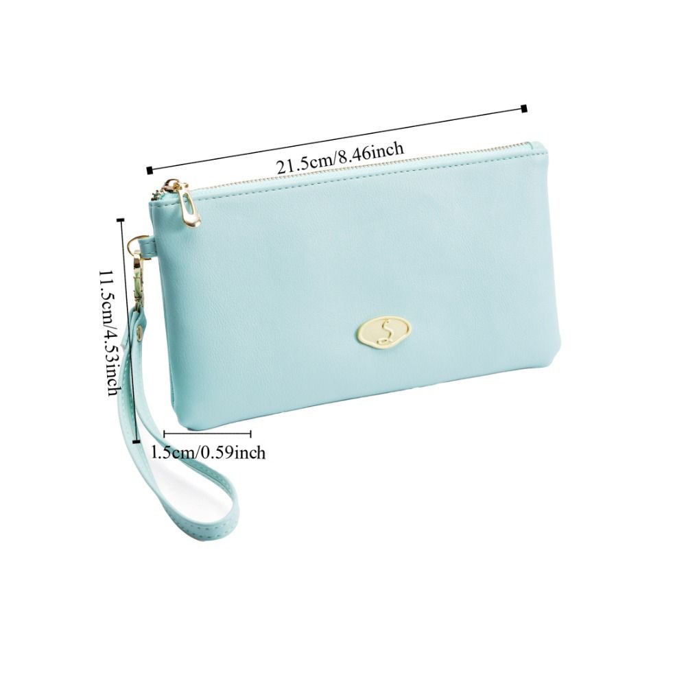 Luxury Evening Banquet Bag Square Handbag French PU Long Wallet  Daily