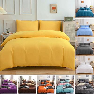 Fashion Bedding Set White Green Double Bed Linens Nordic Duvet Cover Pillowcase Queen Size Flat Sheet Kids Winter Home Textile