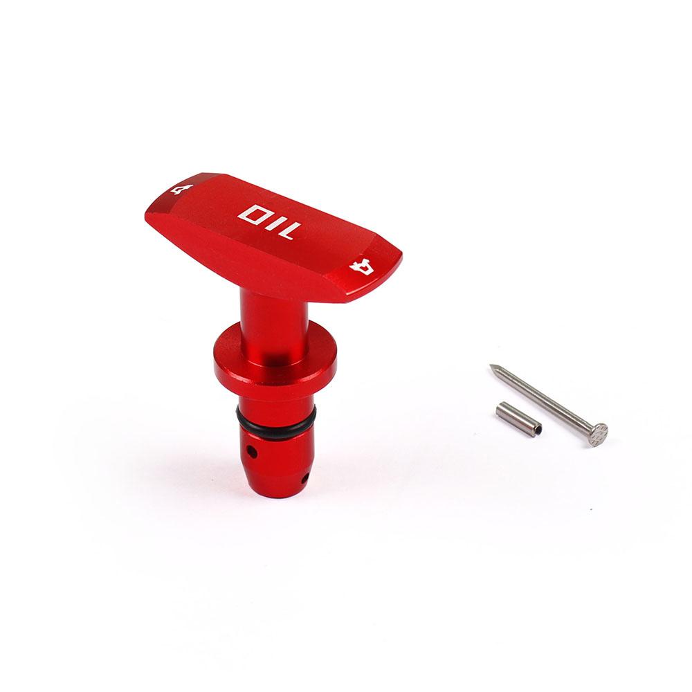 Universal Auto Ölmessstab Pull Griff Motor Öl Pullhandle Aluminium Billet Auto Ersatz Änderung Dekoration