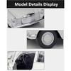 Welly Modèle de Voiture Classique en Alliage Mercedes-Benz 220 à l'Échelle 1/24 Simulation Moulage sous Pression Jouet en Métal Collection de Modèles de Voitures Anciennes Rétro Cadeau