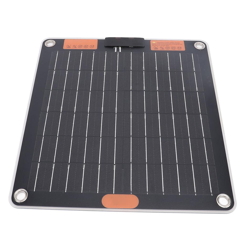 Solar Panel Double Sided 20W Dual TYPE C Output 5V 2A Ultra Thin Portable Solar Panel for Travel