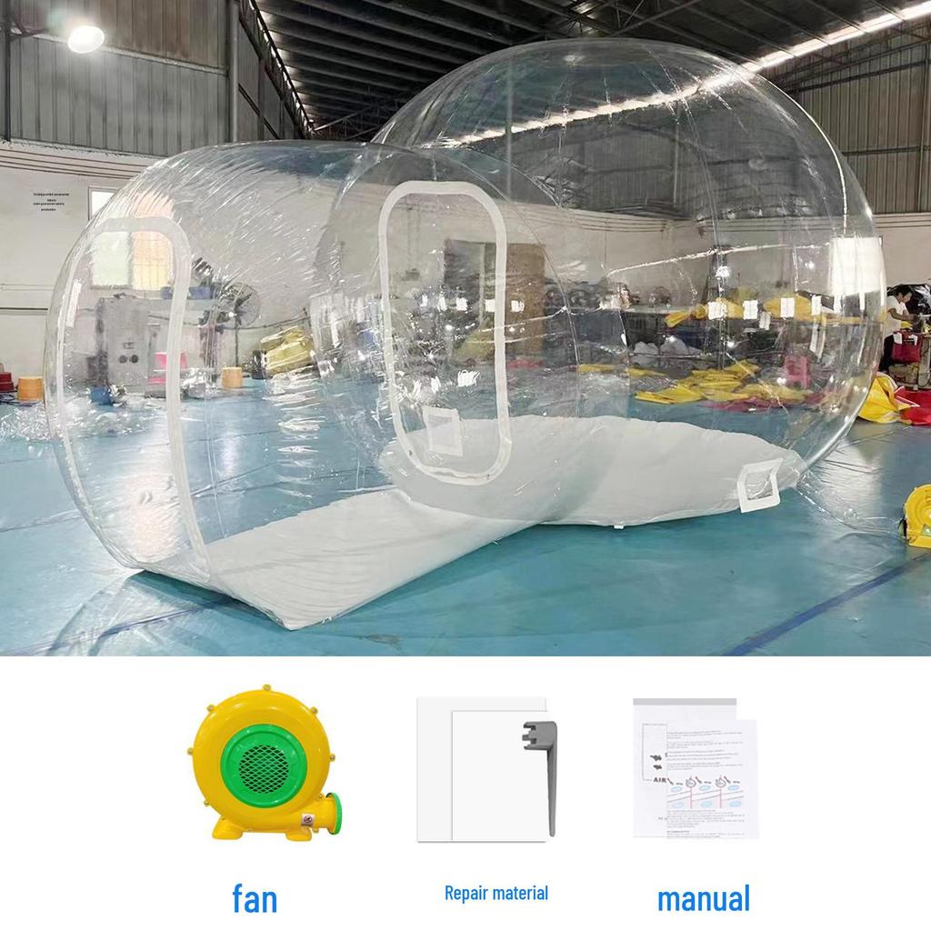 Influencer Starry Sky Outdoor Inflatable Bubble Tent – Transparent Camping House