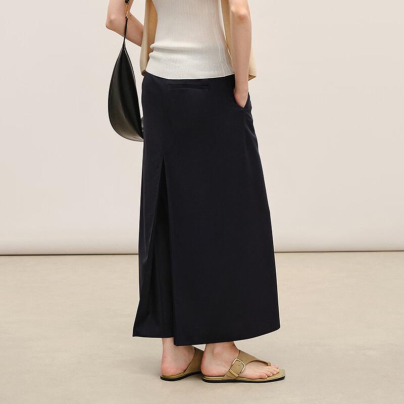 Less 2026 Spring Straight Wool Culottes