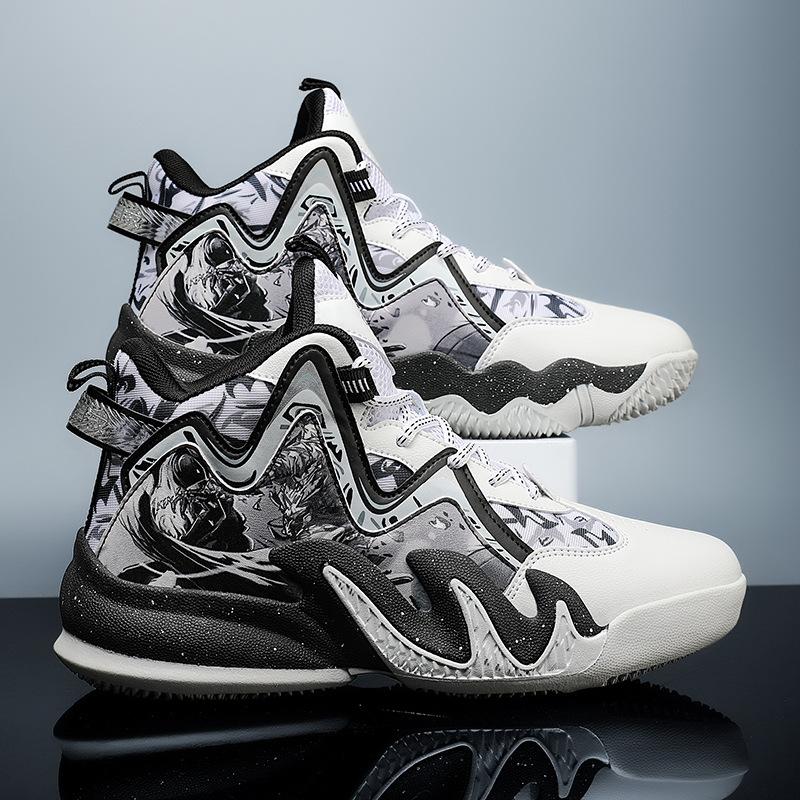 

Баскетбольные кроссовки мужские летние 2025 года, новые, легкие, дышащие, для спорта, отдыха, бега, игры, актуальные кроссовки 35