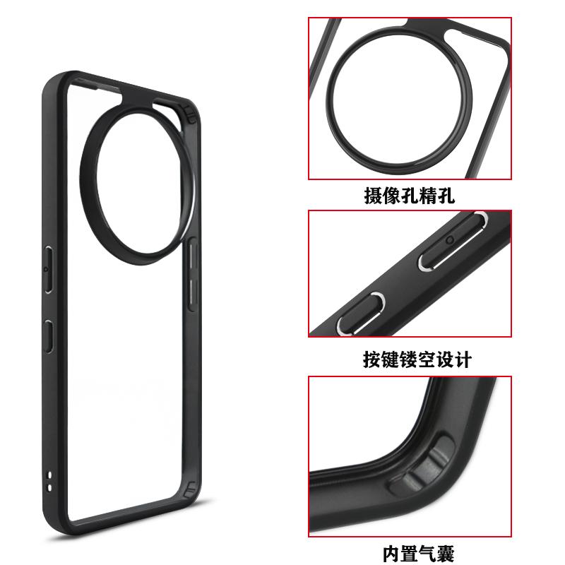 For Nothing Phone 3a Pro Case Nothing Phone 3a Pro Cover Clear PC TPU Shockproof Protector Phone Back Cover Nothing Phone 3a Pro