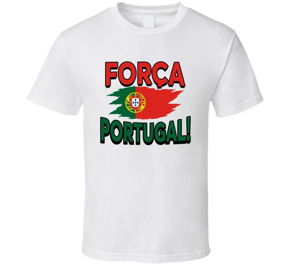 Forca Portugal Soccer Football Fan T Shirt S