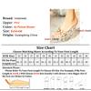 Summer Transparent Peep Toe Sandals 11CM Outdoors Women High Heels Clear Thick Platform Slippers Bling Rhinestone Ladies Shoes