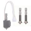 3D Printer Parts Ceramic Hotend Heating Block with Hardened Steel Nozzle 0.4MM Compatible with Kobra 3 Max for 1.75mm