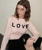 SALON DE YOHN Love Boat Neck T_ Pink