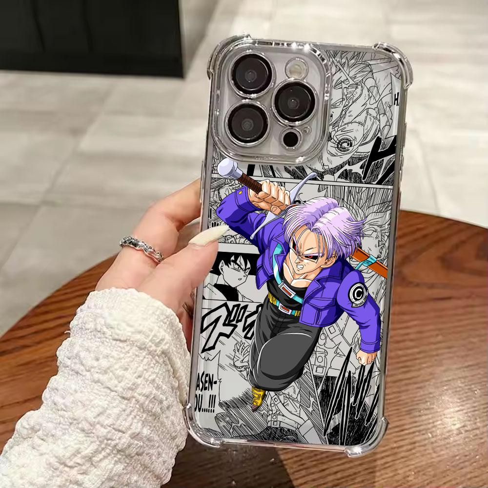 D-DRAGON BALL TRUNKS Funda For iPhone 18 17 Pro 16 15 14 13 12 11 Pro Max Case 17 Plus 17E 16E 17Air Silicon Protection Phone Cover