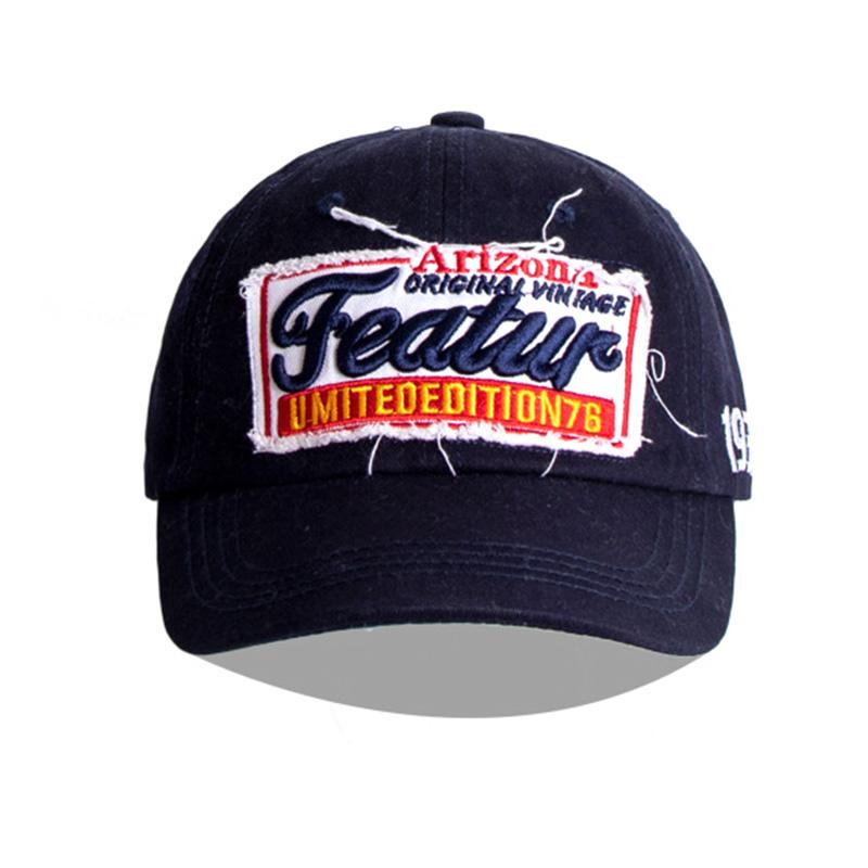 

Pink Letter Baseball Caps for Women Fashion Hip Hop Cotton Peaked Hats Streetwear Girl Outdoor Sunscreen Hats 54-60cm темно-синий