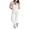 Modische Jeans-Latzhose für Damen Lockerer Schnitt Klassische Latzhose Lässige Jeans Dehnbarer Jeans-Overall Jumpsuit Verjüngende Jean-Hosen