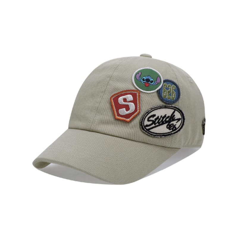 

SUNLOVE [STITCH] Crest Cap Beige OS