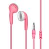 Universal Candy Color 3,5 mm plugg in-ear kablede hodetelefoner for telefon MP3 bærbar PC