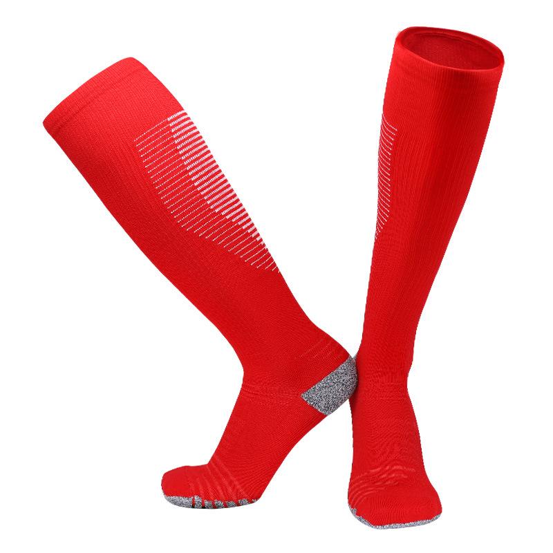 2026 Men's Professional Soccer Socks Socks Men's and Women's Casual High Over the Knee Towel Sole Non-Slip Sports Socks