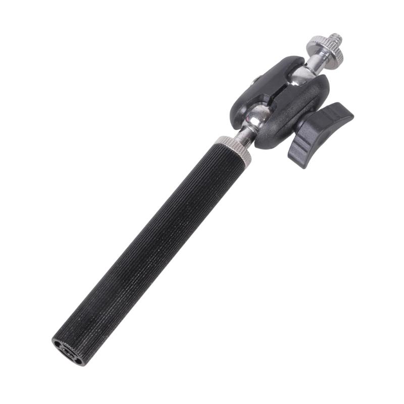 1/4inch Male To Female Threaded Extension Adapter For Camera Tripod Microphone Mount 360 Rotation Clamp Extension Rod