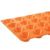Forma do pieczenia 20 mini muffinek babeczek babeczki silikonowa pomarańczowa SILLINIE ORION 151764