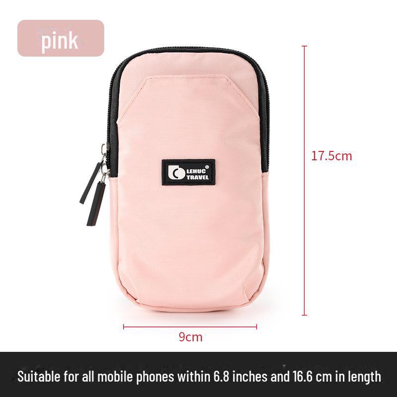 

Сумка для фитнеса на руку для бега - унисекс-держатель для мобильного телефона для спорта pink розовый