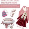 Knitting Machine 40/48 Needles Knitting Loom Machine Smart Knitting Board Rotating Double Weaving Loom Machine Kit for Kid Adult