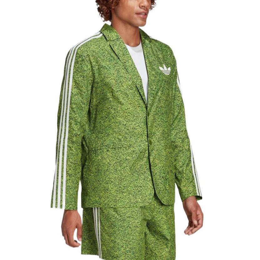 adidas Originals Kerwin Frost Collection Business Suits Men's Grass Green Suit Collar Moderate Other HI5686