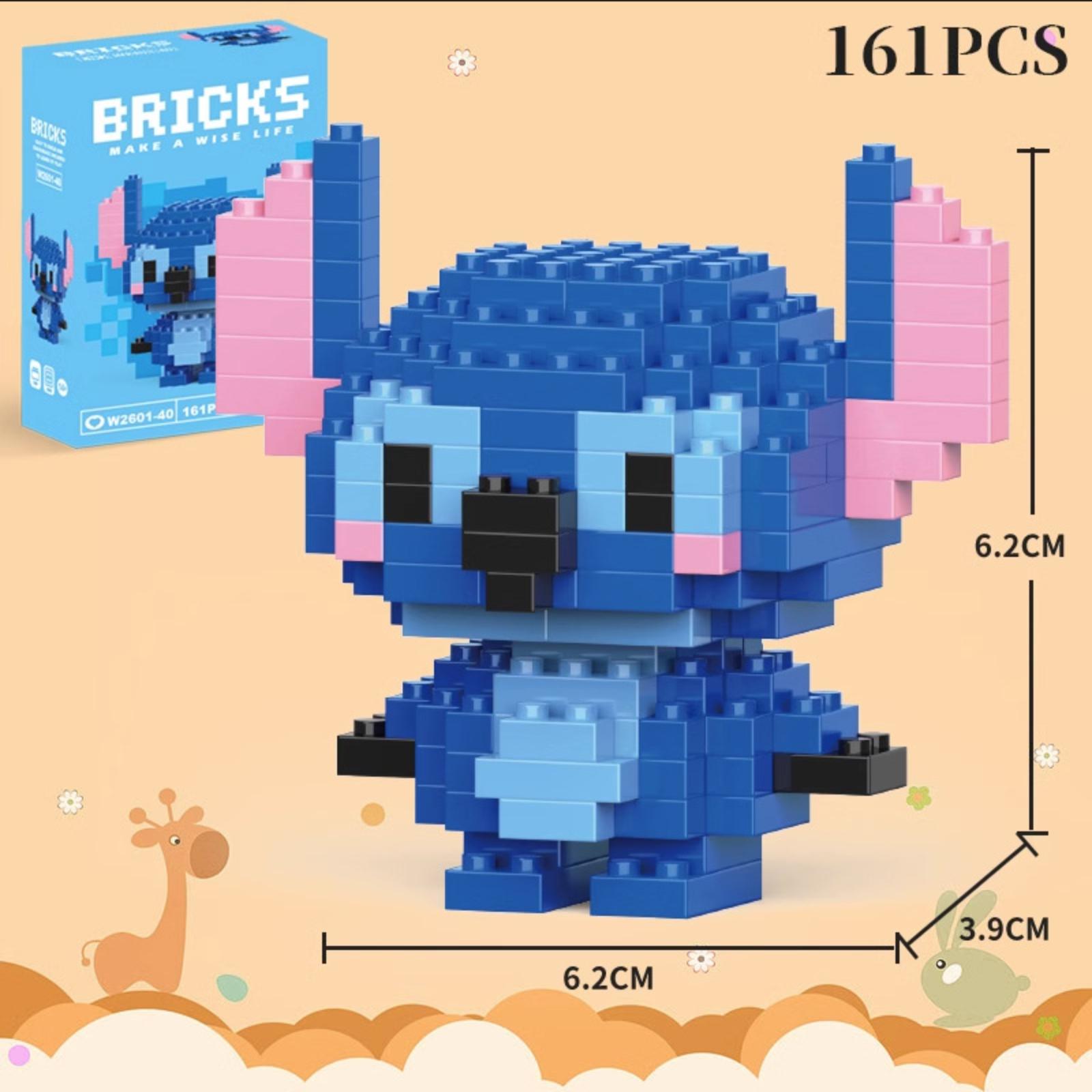 

Educational Building Blocks Toy Compatible with Popular Construction Sets Cartoon Character Puzzle Model for Creative Play and Display One Size белый