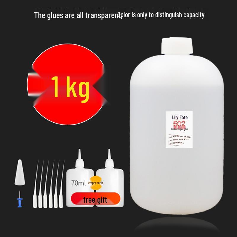 Quick-Drying 502 Repair Glue - Large Bottle, 3-Second Instant Bond
