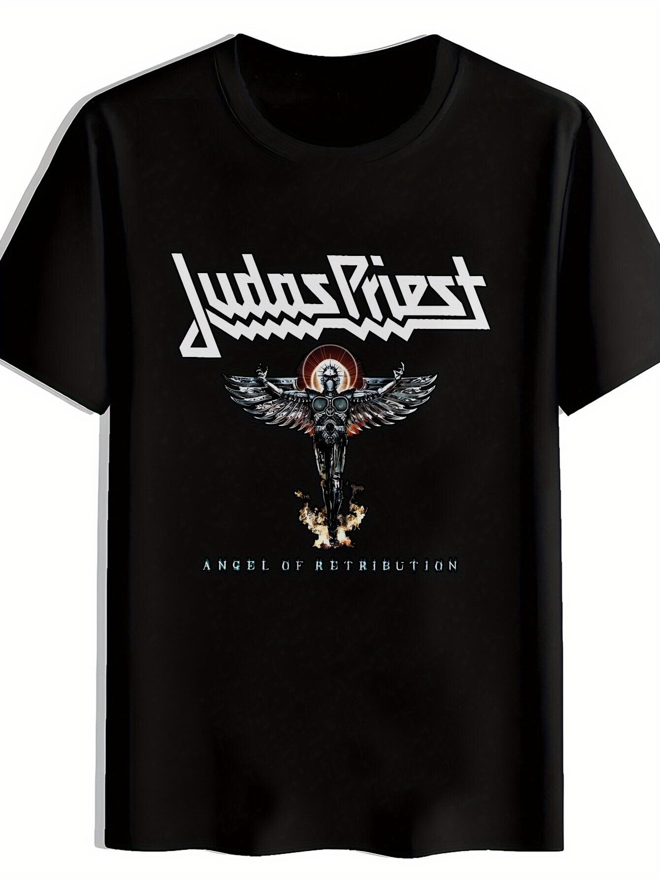 Rock Band Graphic T-shirt - Retro Heavy Metal Band Print XL