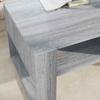Coffee Table Grey Sonoma 92 x 53 x 45 cm Particleboard