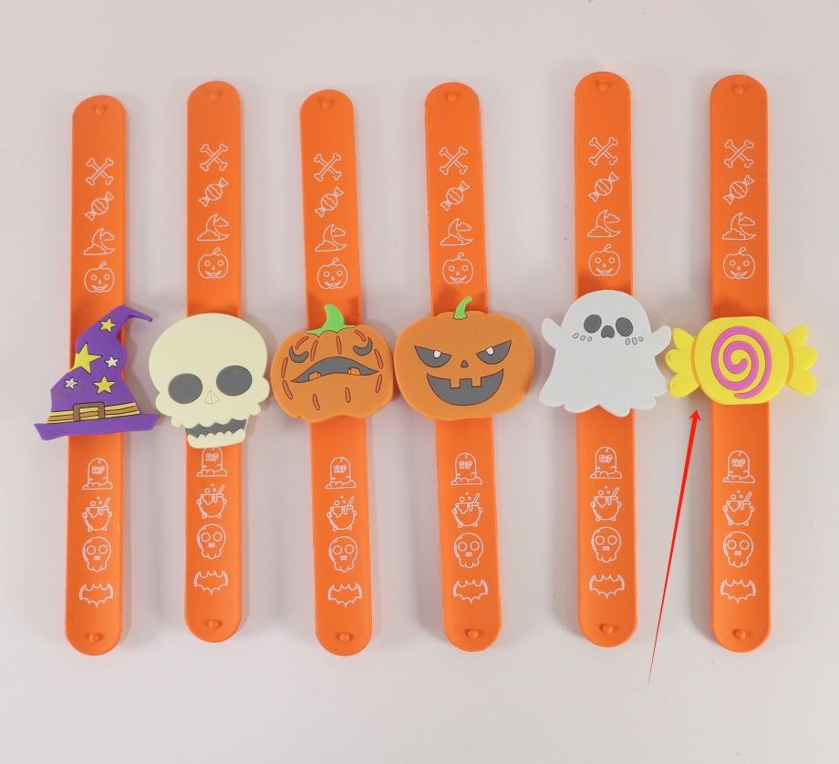 Cartoon Halloween Snap Bracelet for Kids - Creative and Fun Party Decoration