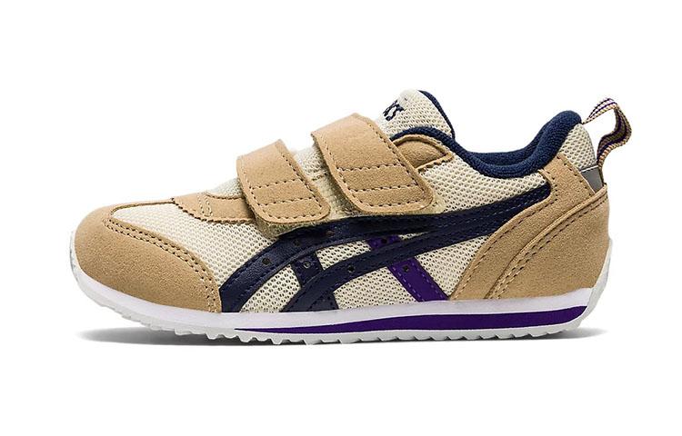 Asics Idaho Mini 4 Низкие Детские Беговые Кроссовки Коричнево-Синие Для Детей Возрастом 3 7 Лет 1144A236-200 33