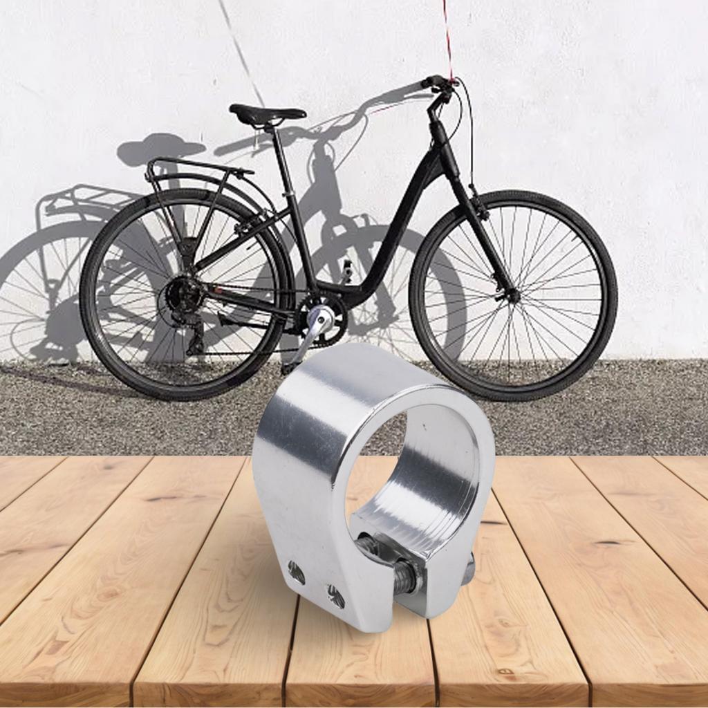 Seatpost Seatpost Clamp 31.8mm Black Double Bolt Forged Alloy