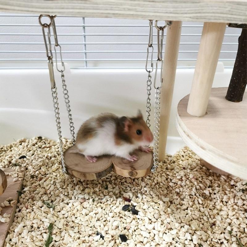 Small Pet Ladder for Hamster Cage Entertainment Jumping Platform Climbing Toy Multiple Playground Toy for Small Animals