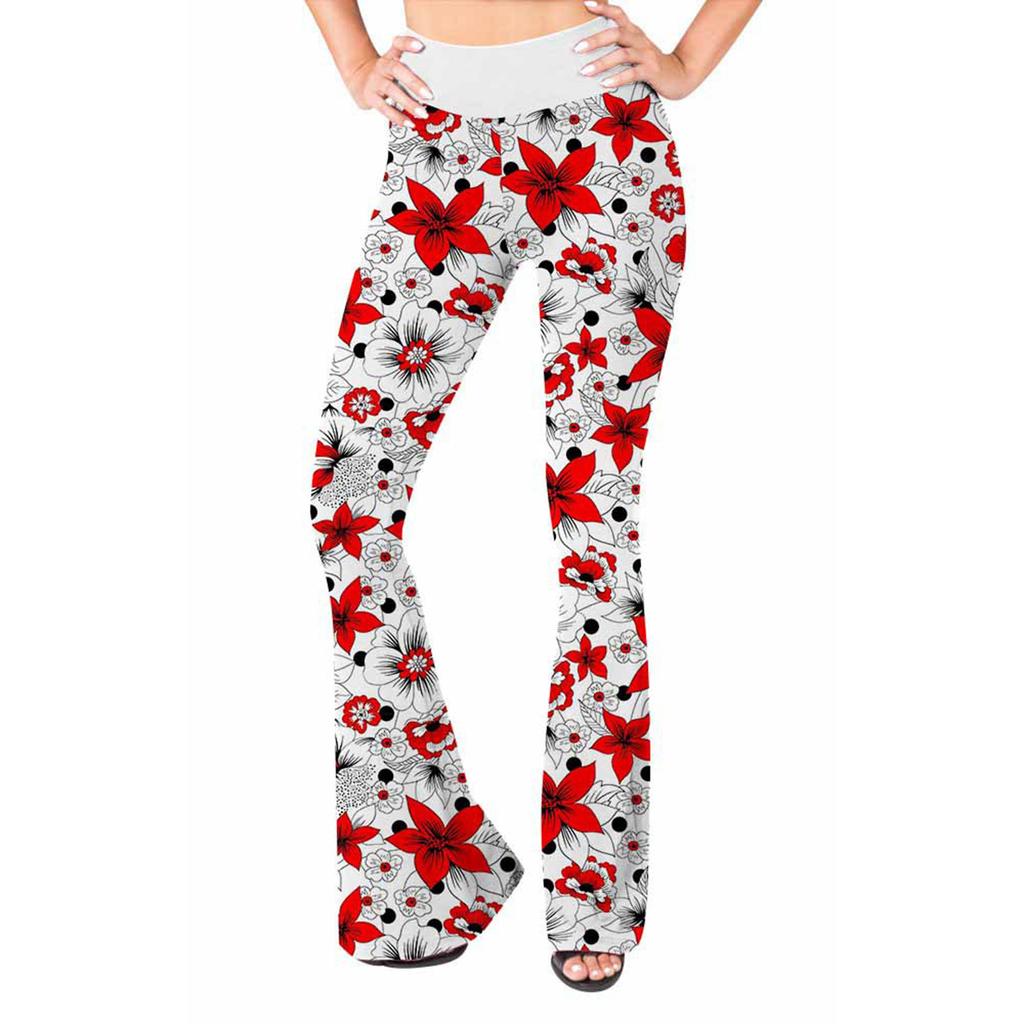 Printed yoga pants flare Clearance