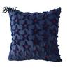 Romantic Room Decor Plush Throw Pillow Cover Heart Embroidery Cushion Case with 3D Bowknot Jacquard Cute Bow Tie Cases Soft Fluffy Decorative