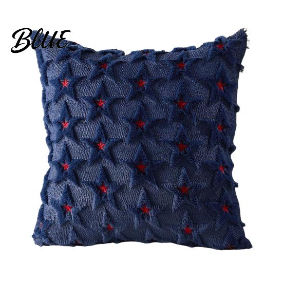 Romantic Room Decor Plush Throw Pillow Cover Heart Embroidery Cushion Case with 3D Bowknot Jacquard Cute Bow Tie Cases Soft Fluffy Decorative