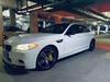 BMW 5 Series F10/F18 Carbon Fiber Front Lip Spoiler - V Style/M5 Design