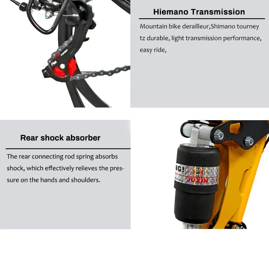 26-Inch Full Suspension Mountain Bike – 21-Speed Shimano Gear MTB with Dual Disc Brakes, Steel Frame Bicycle for Kids & Adults