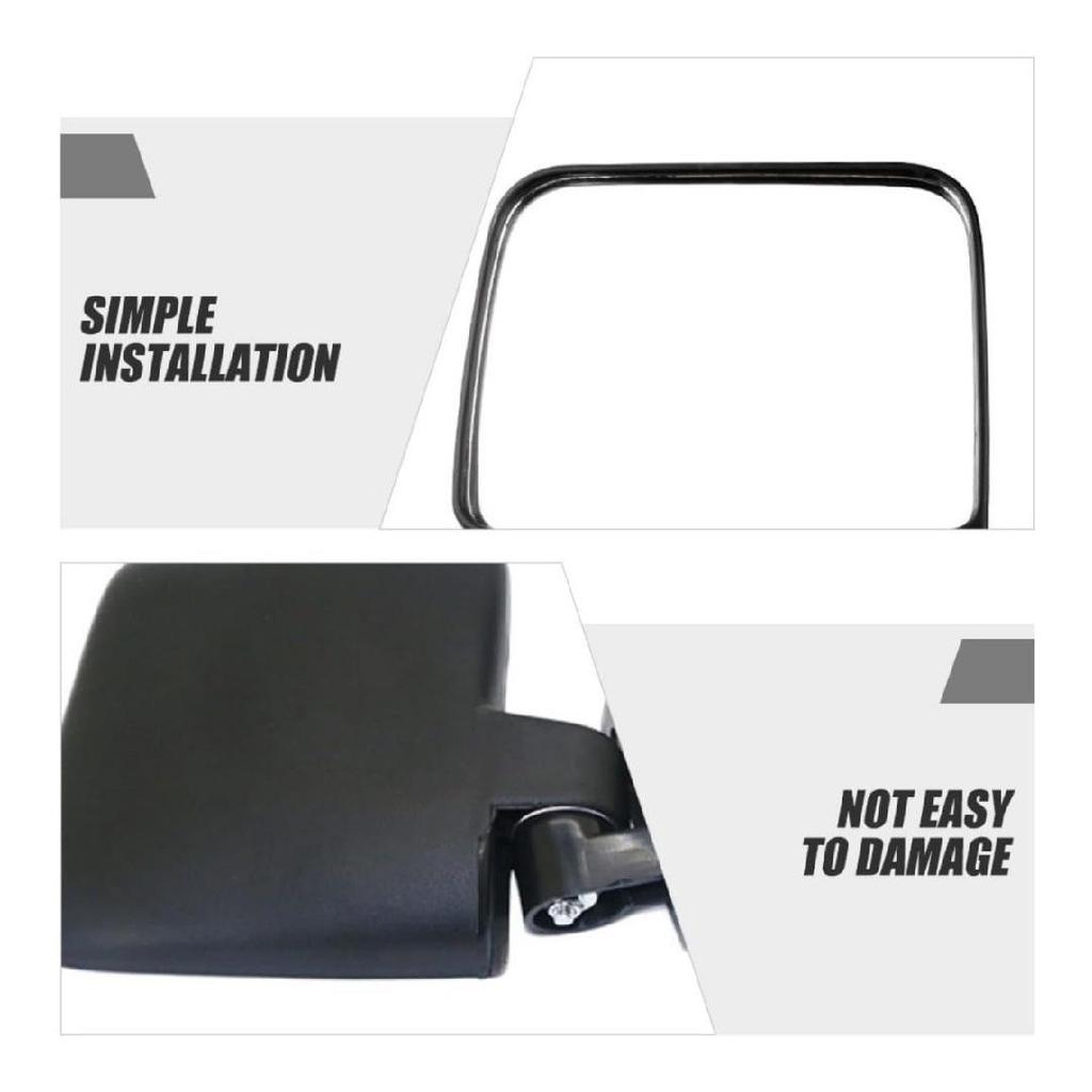 Espelho Retrovisor Magnético para Tratores, Carrinhos de Golfe, Veículos de Campo e Empilhadeiras