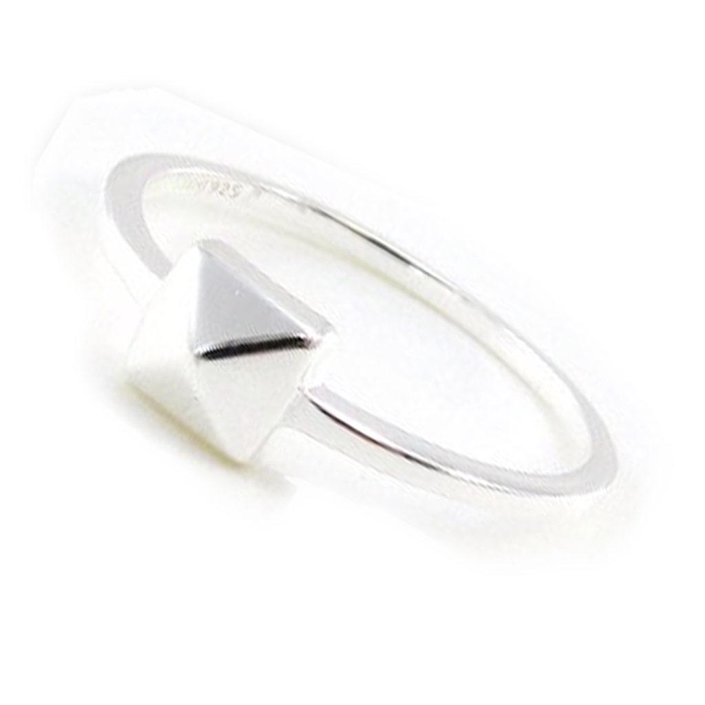 Bague Argent 'Chorégraphie' argenté (rhodié) - 5x5 mm